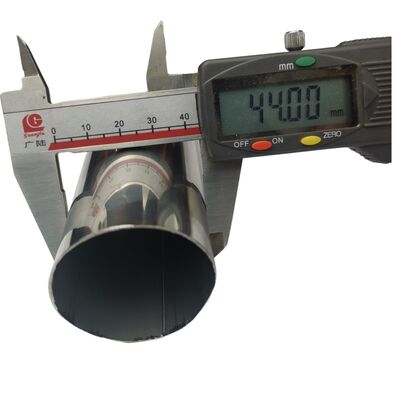 calidad  1 3/4" 44.5mm Stainless Steel Round Pipe 0.4-3.0mm Wall Thickness 600 Grit Satin Finish 304 Inox Tube, 201/316L Optional fábrica