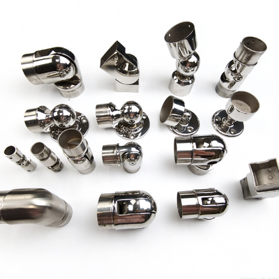 calidad  304/316 Stainless Steel Adjustable Handrail Elbow, Swivel Railing Tube Connector Fittings fábrica