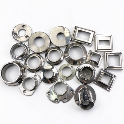 calidad  201/304/316 Stainless Steel Railing Decorative Cover, Post Base Flange Cover for Handrail Balustrade fábrica