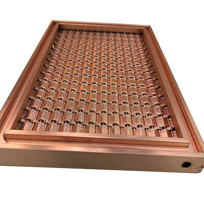 Especificación modificada para requisitos particulares AISI 201 malla de 304 316 Rose Gold Stainless Steel Grid