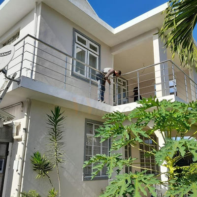 1500m m SS que cerca la barandilla 1.2m m 1.5m m SS 201 de la escalera con barandilla espejo 304 316 pulido para la decoración casera del balcón