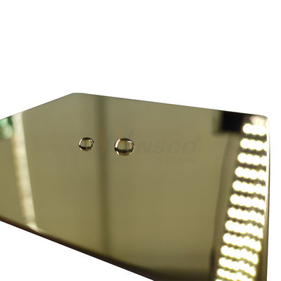 TP 201 hoja de acero inoxidable del espejo de cobre amarillo del oro del Zr 304 316 ornamental