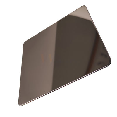 El espejo acabó a Brown para colorear AISI 201 hoja de metal de acero inoxidable 304 316