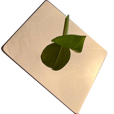 Chapa estupenda del espejo AISI 304 304L Rose Gold Decorative Stainless Steel