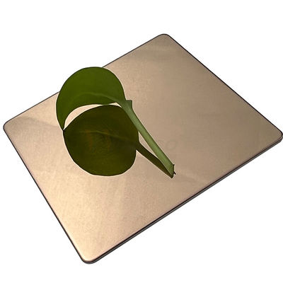 Chapa estupenda del espejo AISI 304 304L Rose Gold Decorative Stainless Steel