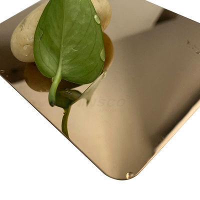 Chapa estupenda del espejo AISI 304 304L Rose Gold Decorative Stainless Steel