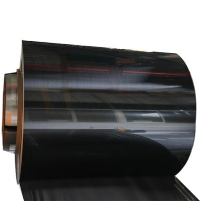 Espejo estupendo de acero inoxidable en frío de doblez 201 del titanio del negro de la bobina 8K 304 316