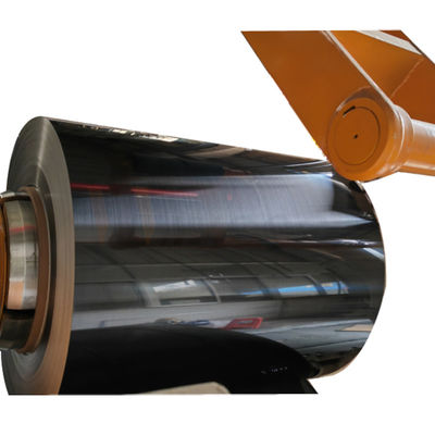 Espejo estupendo de acero inoxidable en frío de doblez 201 del titanio del negro de la bobina 8K 304 316