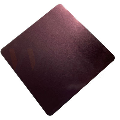 la hoja de acero inoxidable decorativa 4x10 laminó a Rose Gold Vibration