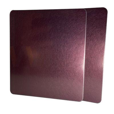 la hoja de acero inoxidable decorativa 4x10 laminó a Rose Gold Vibration