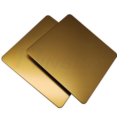La gota 304 316 de los SS 201 arruinó el oro inoxidable del titanio de la hoja de acero en frío