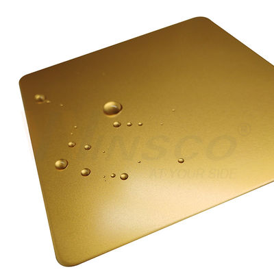 La gota 304 316 de los SS 201 arruinó el oro inoxidable del titanio de la hoja de acero en frío
