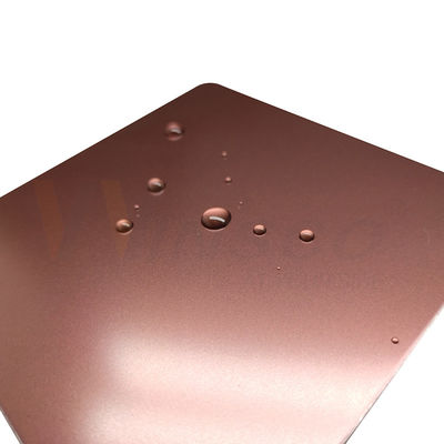 la gota inoxidable decorativa de la hoja de acero de 1250m m arruinó a Rose Gold Grade acabada 201 304 316