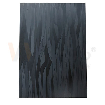 Plancha de acero inoxidable decorativa con patrón de hierba