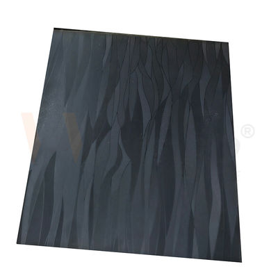 Plancha de acero inoxidable decorativa con patrón de hierba