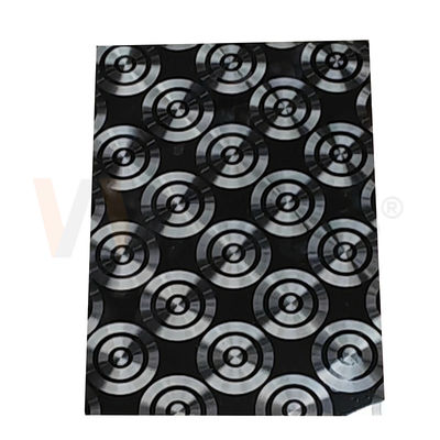 AISI 201 CD 304 316 que pule la hoja de acero inoxidable ornamental del laser del titanio negro 3D