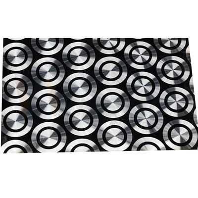 la hoja de acero inoxidable decorativa 201 304 316 laminó el polaco negro del laser del titanio 3D