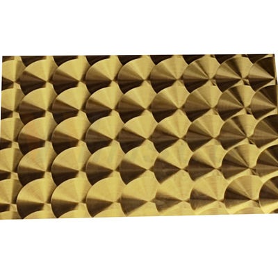 Laser SS 201 del oro 3D del titanio de la rayita del CD placa de acero inoxidable decorativa 304 316
