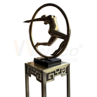 La decoración casera modificó el espejo de acero inoxidable de la fabricación para requisitos particulares de metal de los artes 8k