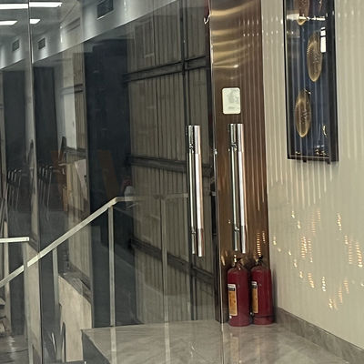 El espejo de acero inoxidable de la fabricación de metal de los colores primarios acabó la fabricación de encargo del tirador de puerta