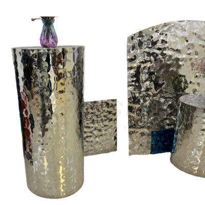 arte decorativo del metal de la fabricación de la superficie de la ondulación del agua del espejo 8k