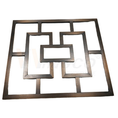 Tabique de acero inoxidable decorativo de los paneles de pared del metal de la fabricación de metal 201 grado 304 316
