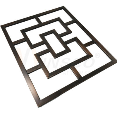 Tabique de acero inoxidable decorativo de los paneles de pared del metal de la fabricación de metal 201 grado 304 316