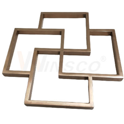 El SUS 201 304 pared de 316 metales esculpe la fabricación de acero inoxidable