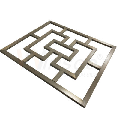 La decoración casera natural de encargo del corte de máquina del CNC del laser Handcrafted la fabricación de metal de Inox