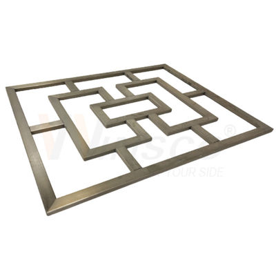 La decoración casera natural de encargo del corte de máquina del CNC del laser Handcrafted la fabricación de metal de Inox