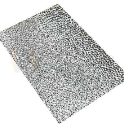 hoja de acero inoxidable grabada en relieve final 0.4mm-3.0m m del panal 2B