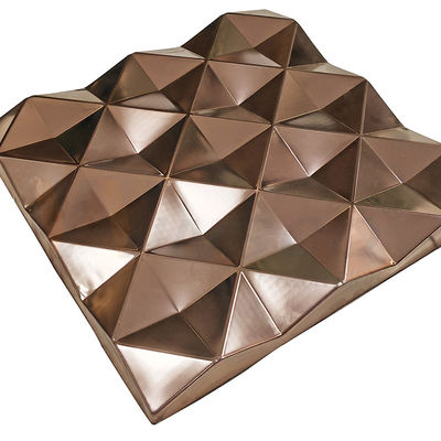 4x8 grabó en relieve la hoja de acero inoxidable AISI 201 304 316 Rose Gold Brushed Ornamental