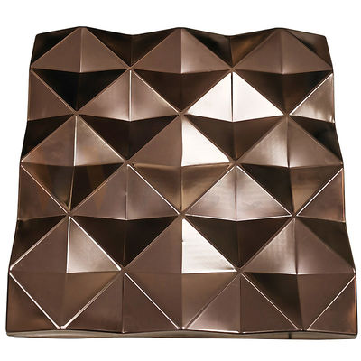 4x8 grabó en relieve la hoja de acero inoxidable AISI 201 304 316 Rose Gold Brushed Ornamental