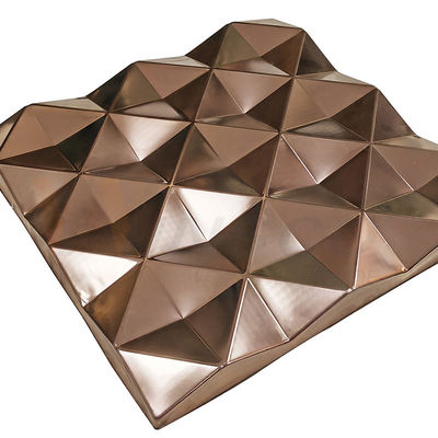 4x8 grabó en relieve la hoja de acero inoxidable AISI 201 304 316 Rose Gold Brushed Ornamental