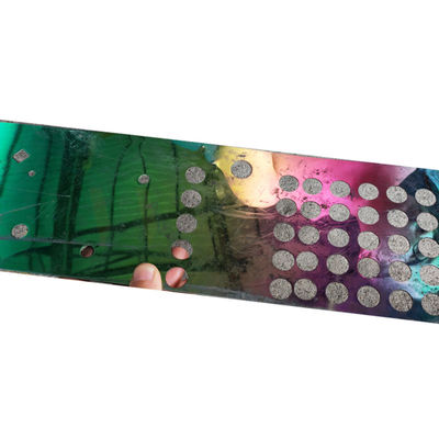 3m m coloridos perforaron el agujero redondo superficial inoxidable del espejo de la hoja de acero