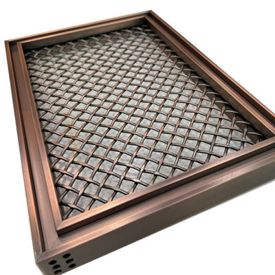 La rejilla PVD de la forma del Rhombus colorea el acero inoxidable decorativo Mesh For Home Decoration