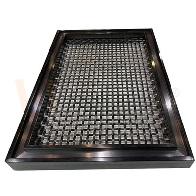 Malla de alambre decorativa de acero inoxidable SS 201 de PVD 304 316 para la decoración de la escalera