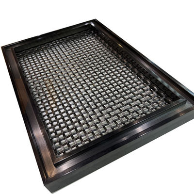 Malla de alambre decorativa de acero inoxidable SS 201 de PVD 304 316 para la decoración de la escalera