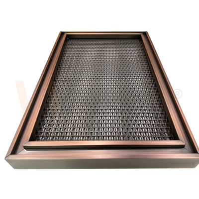 El llano moderno del diseño del metal teje la capa de acero inoxidable de la malla de alambre 0.5mm-8m m PVD