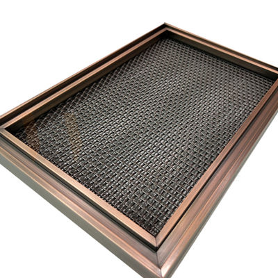 El llano moderno del diseño del metal teje la capa de acero inoxidable de la malla de alambre 0.5mm-8m m PVD