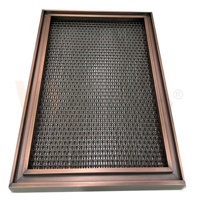 El llano moderno del diseño del metal teje la capa de acero inoxidable de la malla de alambre 0.5mm-8m m PVD