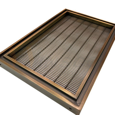 Alambre de acero inoxidable decorativo material de la talla 201 304 316 de encargo Mesh Screen With Pvd Color