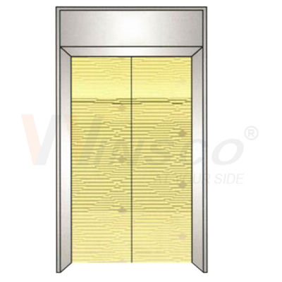Oro en frío inoxidable grabado al agua fuerte espejo del titanio de la hoja de acero del elevador