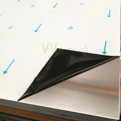 Especificaciones completas 1250mmx2500mmx0.7mm Placa SS laminada en frío 2B chapa de acero inoxidable 304 304L