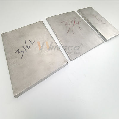 placa de acero inoxidable laminada en caliente gruesa SS 304 de 10m m para el sector de la construcción