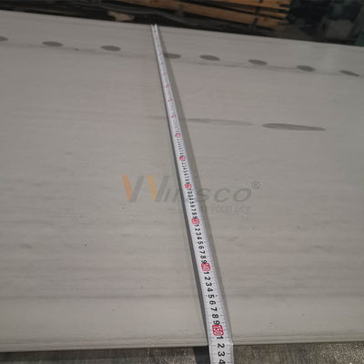 Placa laminada en caliente de acero inoxidable superficial blanca de conserva en vinagre de 1500mmx6000m m