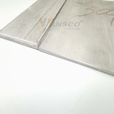 placa de acero inoxidable laminada en caliente AISI 201 de 2438m m grueso de encargo 304 316