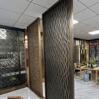 Laser que corta la división de acero inoxidable de la pantalla para la decoración de la puerta