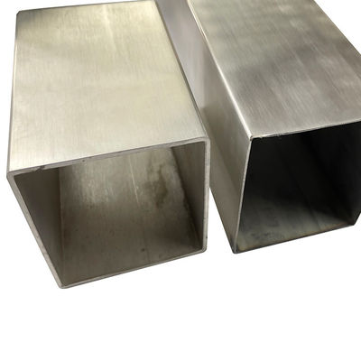 Tubo cuadrado de acero inoxidable Inox de 20 mm x 20 mm
