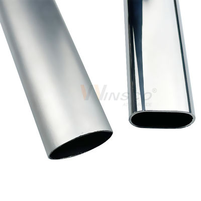 Aisi 201 tamaño oval de acero inoxidable del tubo de la elipse de la barandilla de la escalera de Inox del tubo 304 316 modificó decorativo para requisitos particulares